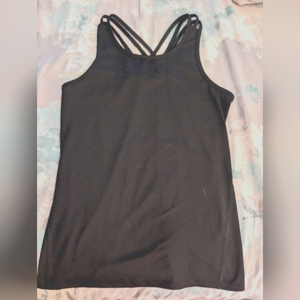 Youth XL Black Strappy Top